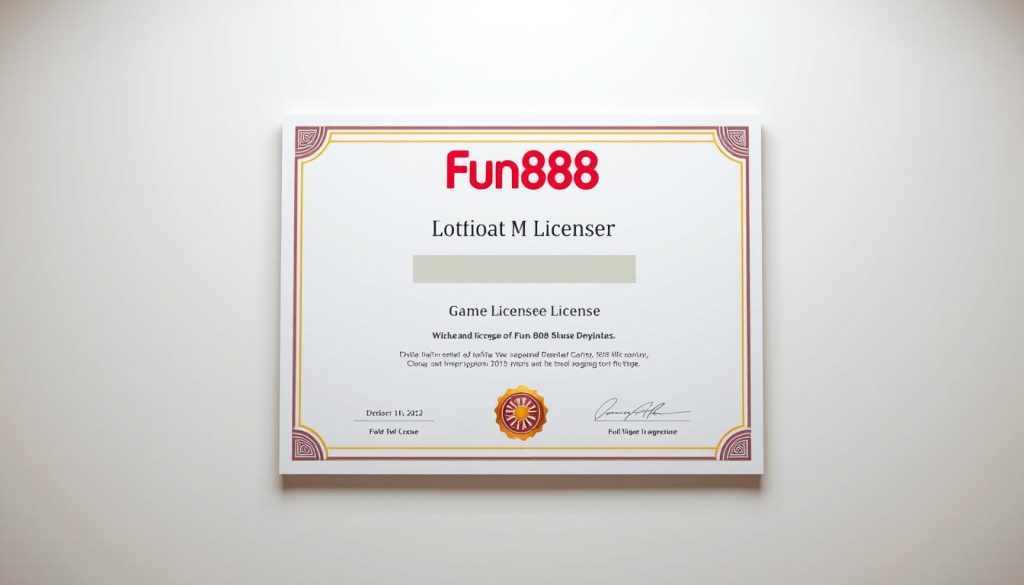 ใบอนุญาตเกม Fun888